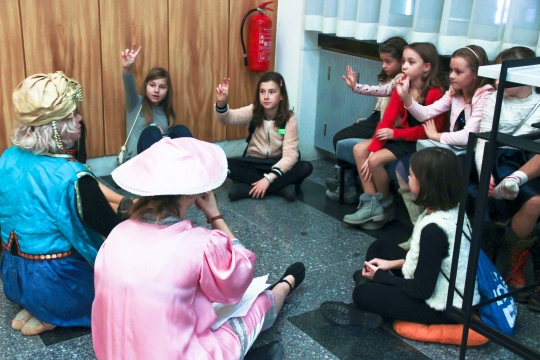 Žáci v Národním divadle Brno - Louskáček