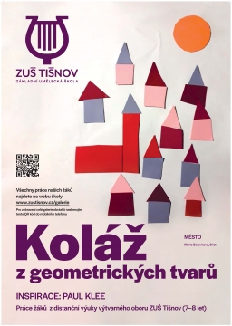 Koláž z geometrických tvarů